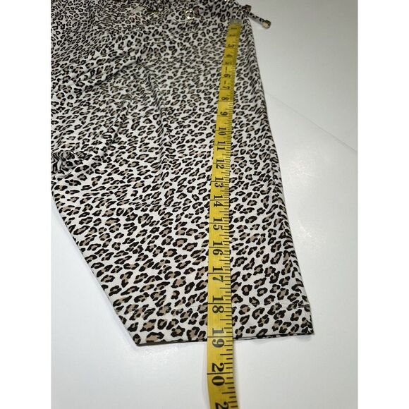 Chico's Leopard print Batwing Sleeve Tie Neck Blouse Size‎ 3 - Picture 5 of 8